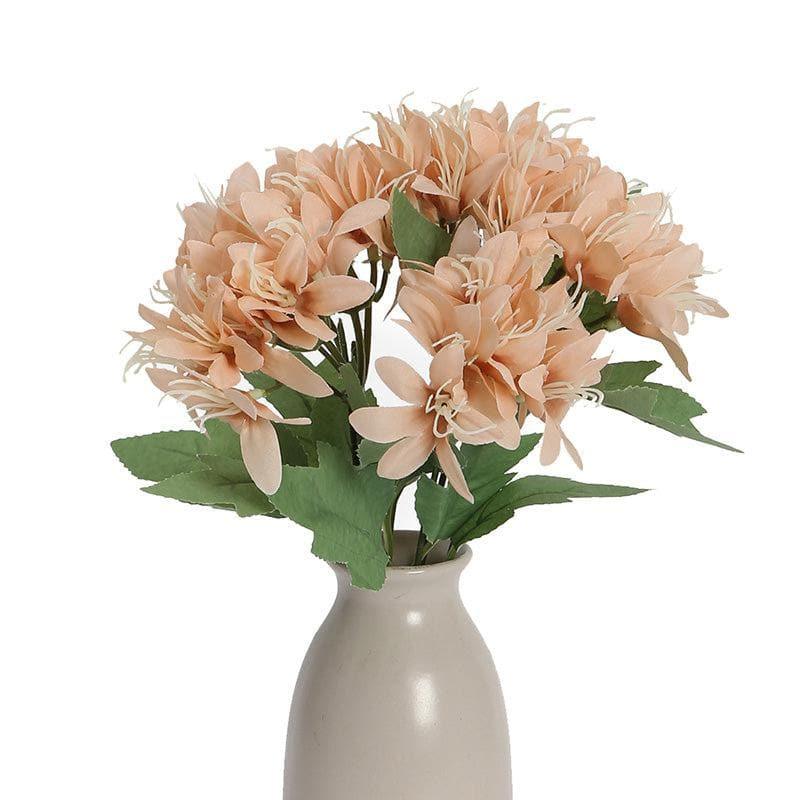 Buy Faux Amaryllis Daisy Bunch (Peach) - Set Of Two Artificial Flowers from Vaaree