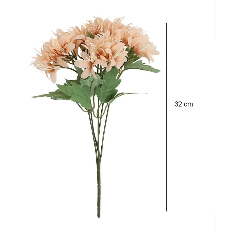 Buy Faux Amaryllis Daisy Bunch (Peach) - Set Of Two Artificial Flowers from Vaaree