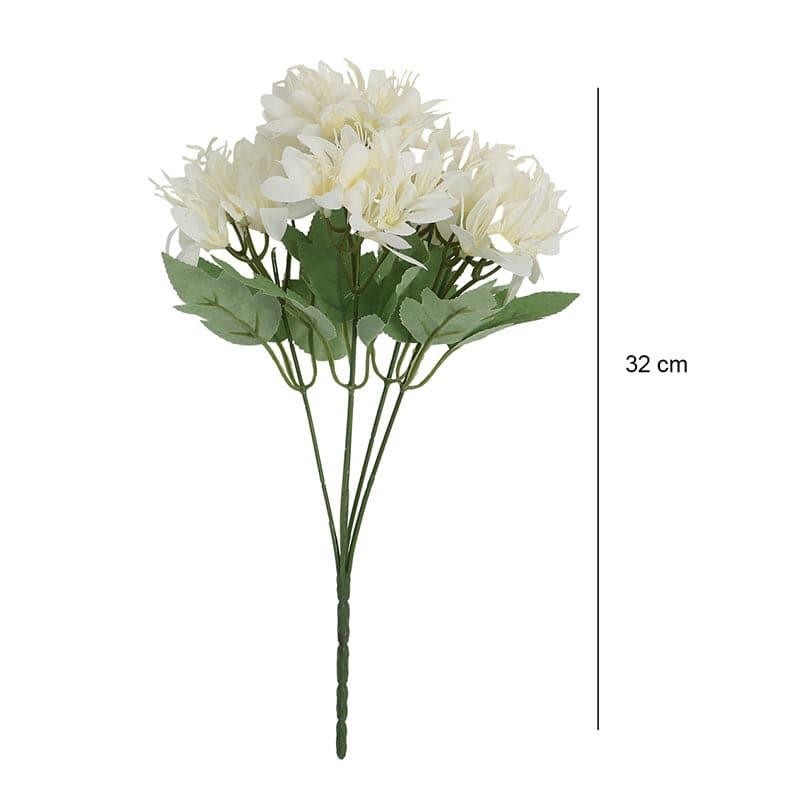 Buy Faux Amaryllis Daisy Bunch (White) - Set Of Two Artificial Flowers from Vaaree