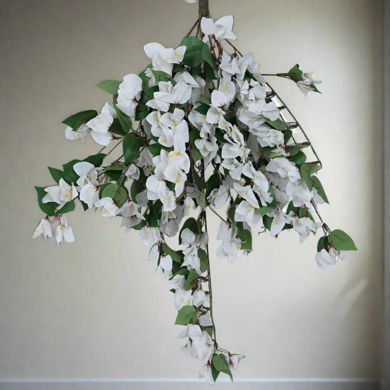 Buy Faux Bougainville Vine Bunch - White Artificial Flowers from Vaaree