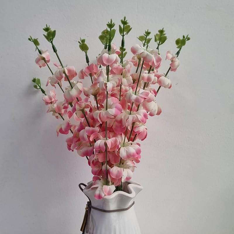 Buy Faux Cherry Blossom Glory (Pink) - Set Of Two Artificial Flowers from Vaaree