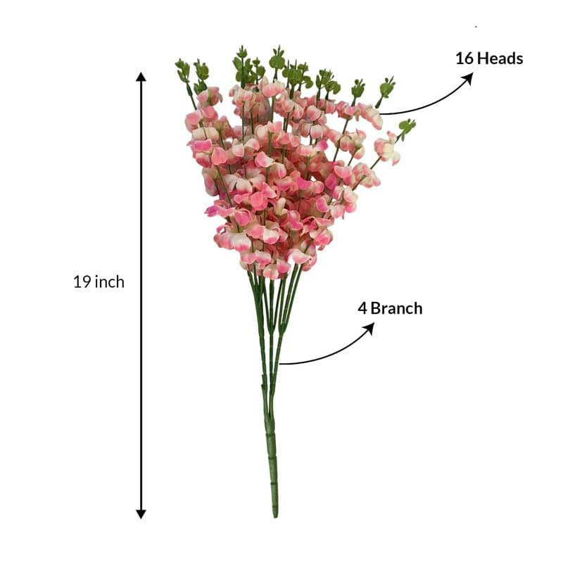 Buy Faux Cherry Blossom Glory (Pink) - Set Of Two Artificial Flowers from Vaaree