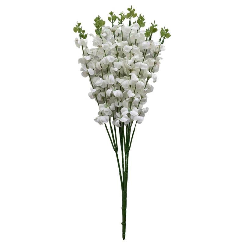 Buy Faux Cherry Blossom Glory (White) - Set Of Two Artificial Flowers from Vaaree