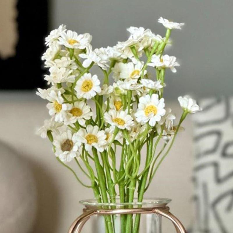 Artificial Flowers - Faux Daisy Bunch - White