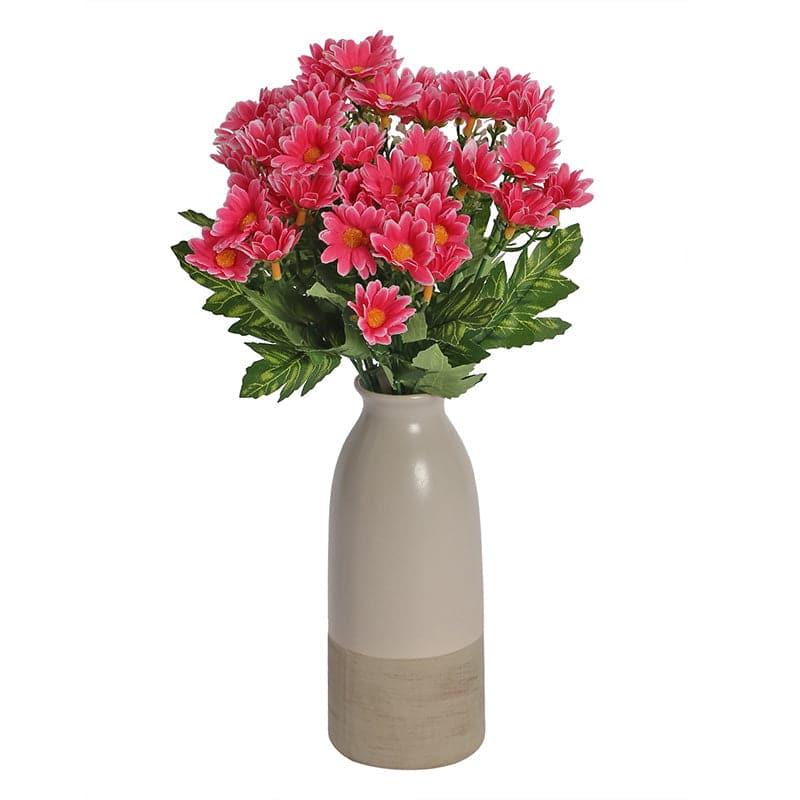 Buy Faux Daisy Floral Bunch (Pink) - Set Of Two Artificial Flowers from Vaaree