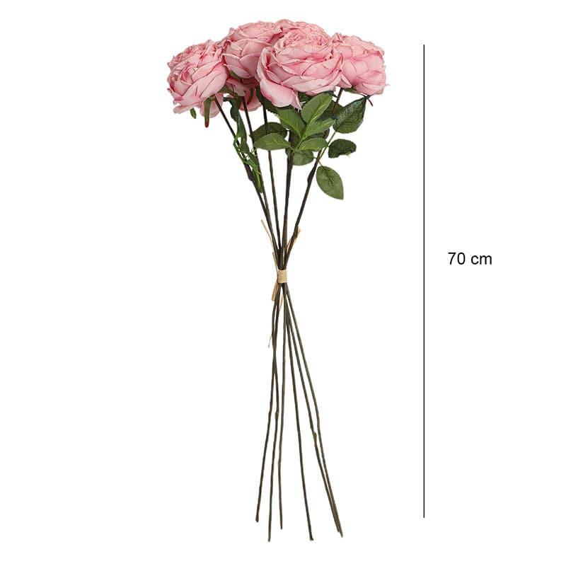 Buy Faux Dry Rose Stick - Light Pink Artificial Flowers from Vaaree