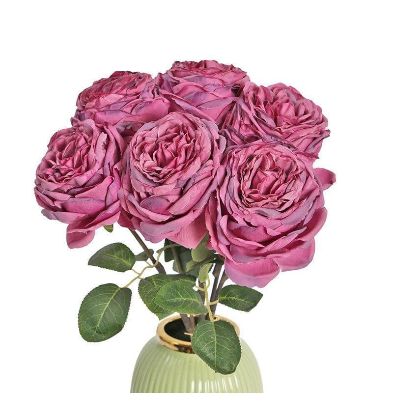 Buy Faux Dry Rose Stick - Purple Artificial Flowers from Vaaree