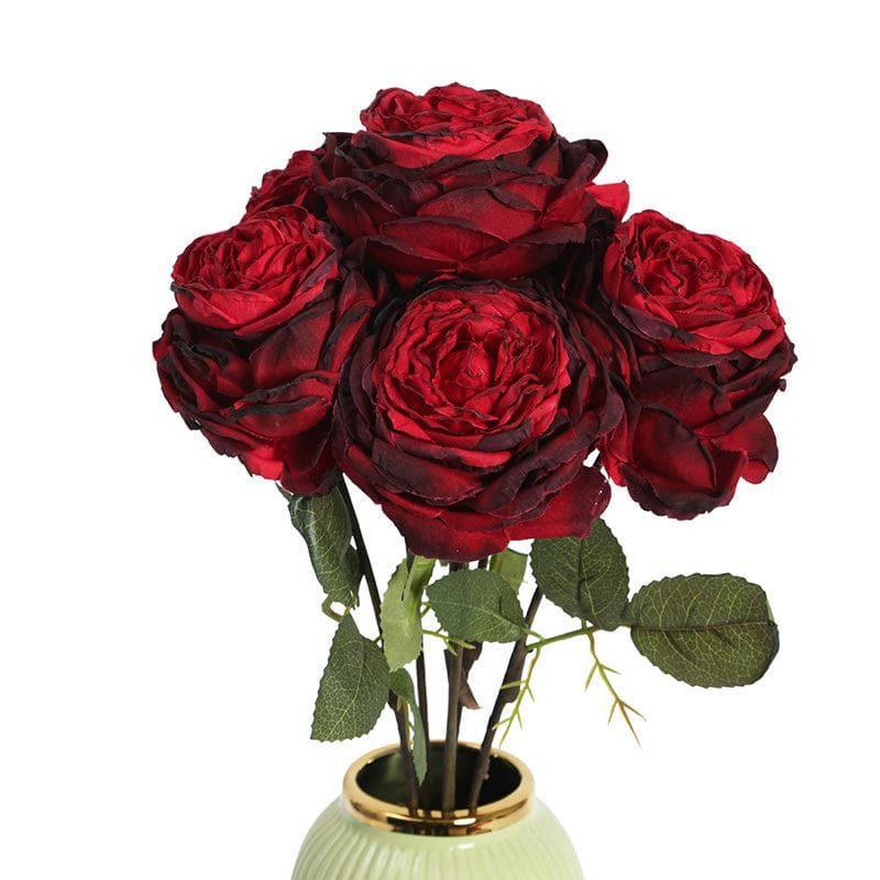 Buy Faux Dry Rose Stick - Red Artificial Flowers from Vaaree