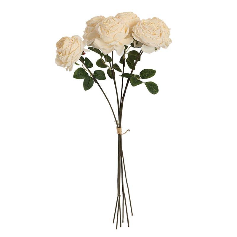 Buy Faux Dry Rose Stick - White Artificial Flowers from Vaaree