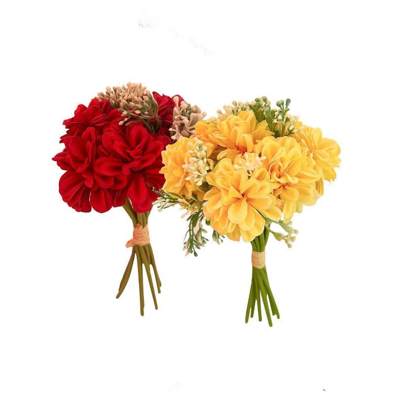 Buy Faux Flora Hydrangea Flower Bunch - Set Of Two Artificial Flowers from Vaaree