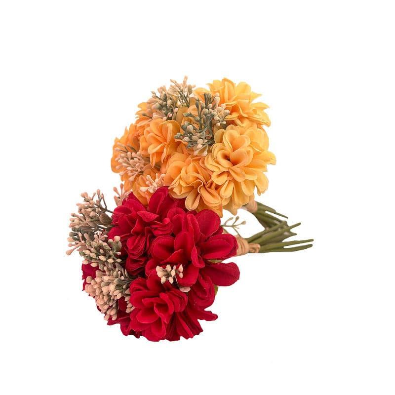 Buy Faux Flora Hydrangea Flower Bunch - Set Of Two Artificial Flowers from Vaaree