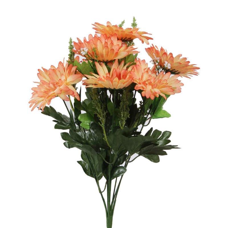 Buy Faux Daisy Garabara Flower Bunch - Peach Artificial Flowers from Vaaree