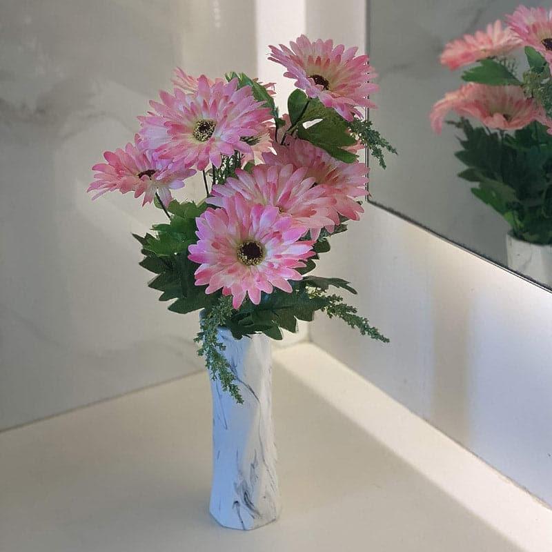 Artificial Flowers - Faux Garabara Flower Bunch - Pink