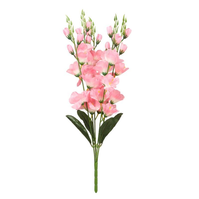 Buy Faux Gladiolus Lily Flower Bunch - Pink Artificial Flowers from Vaaree