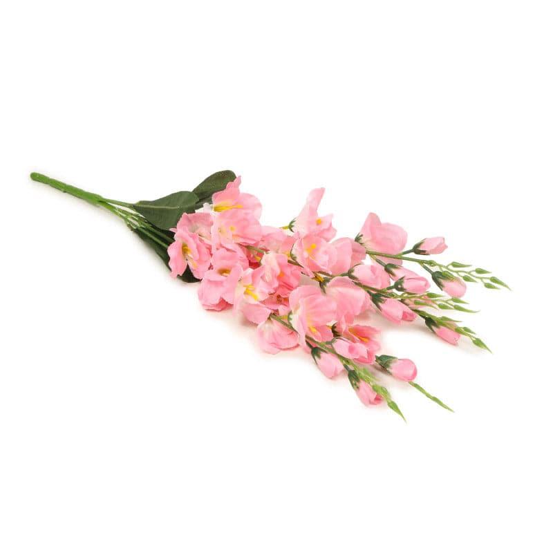 Buy Faux Gladiolus Lily Flower Bunch - Pink Artificial Flowers from Vaaree