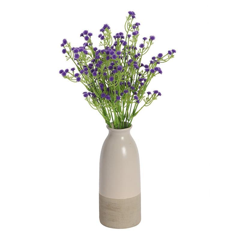 Buy Faux Gypsophila Floral Bunch (Violet) - Set Of Two Artificial Flowers from Vaaree