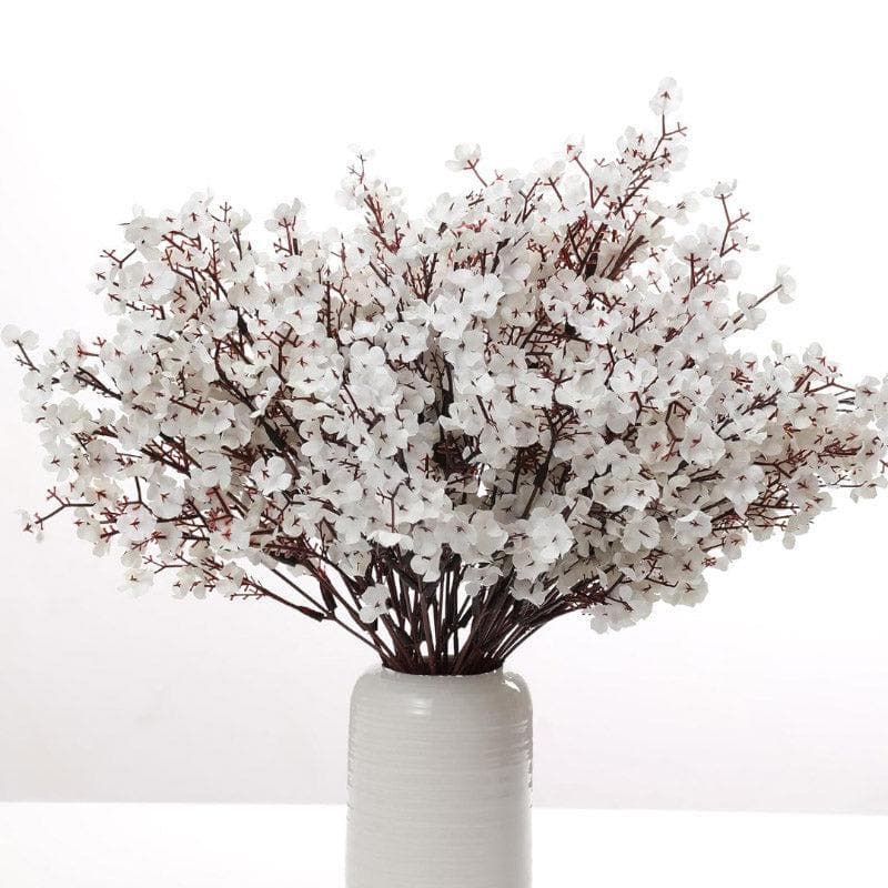 Buy Faux Gypsophilia Bunch - Set Of Five Artificial Flowers from Vaaree