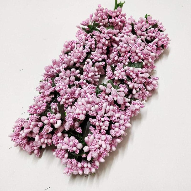 Buy Faux Gypsophilia Flower Bunch (Pink) - Set Of Twelve Artificial Flowers from Vaaree