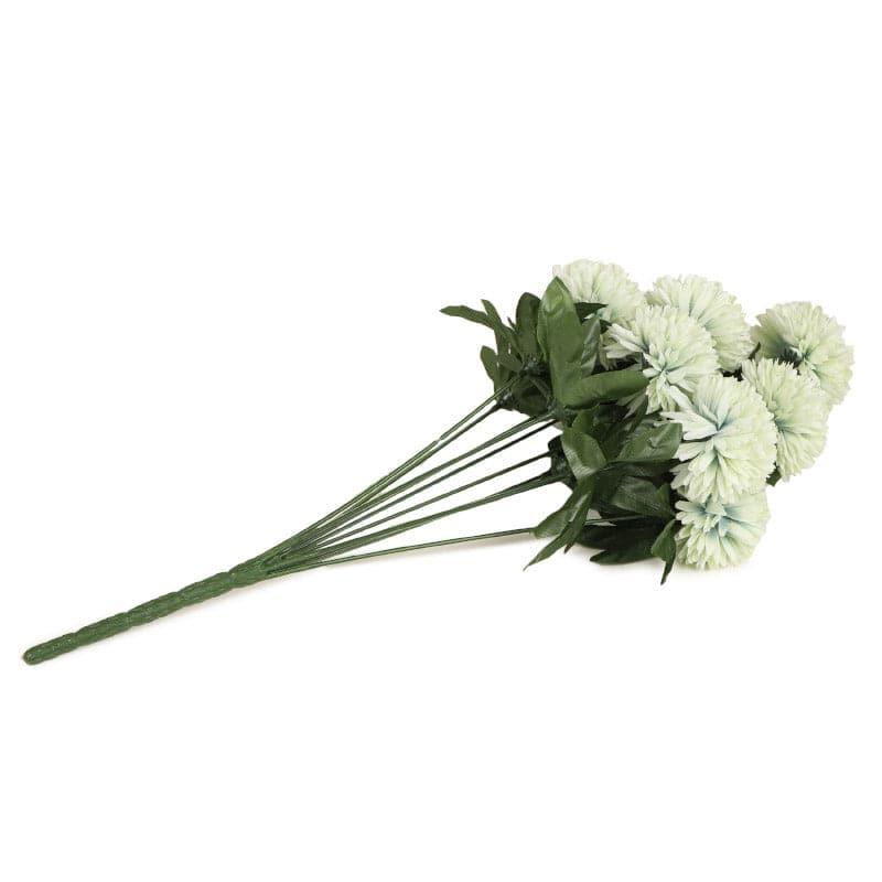 Buy Faux Ja Dank Chrysanthemum Bunch - White Artificial Flowers from Vaaree