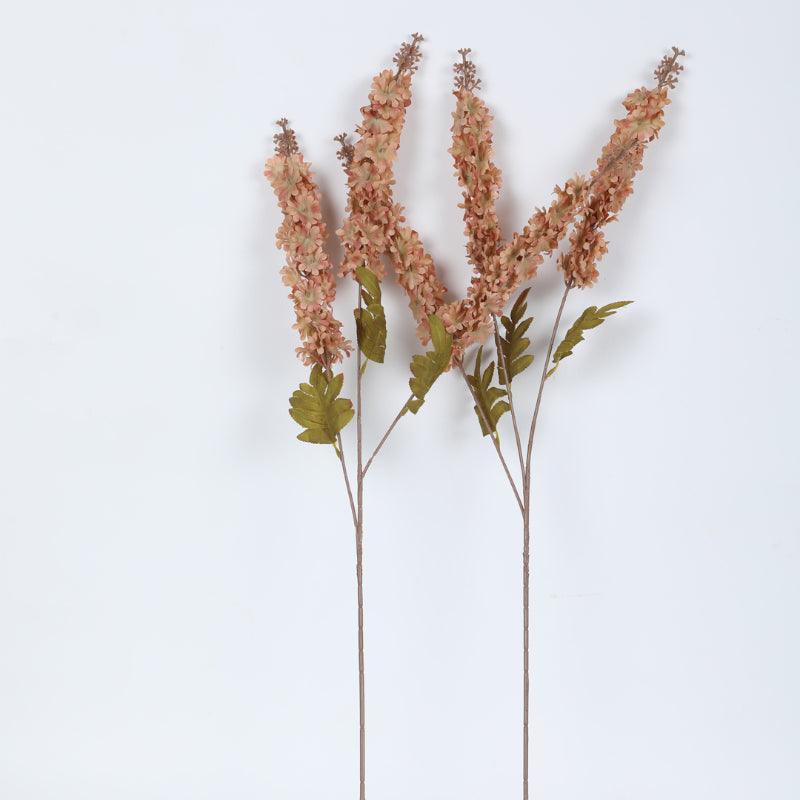 Buy Faux Larkspurs Lily Bloom Bunch (Brown) - Set Of Three Artificial Flowers from Vaaree