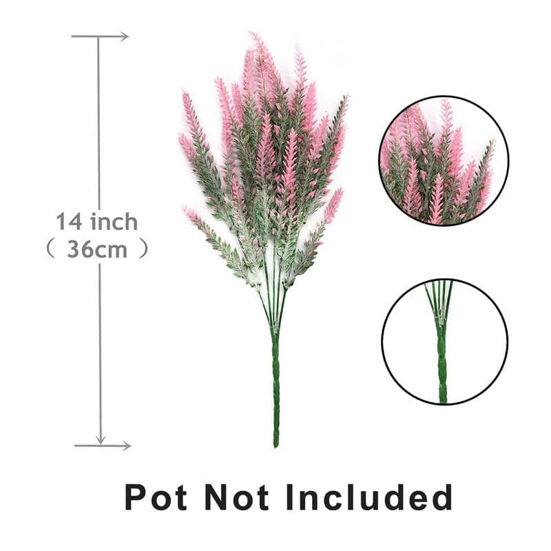 Buy Faux Lavender Floral Stick - Pink Artificial Flowers from Vaaree