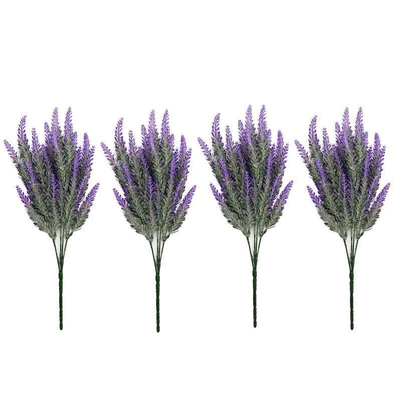 Artificial Flowers - Faux Lavender Floral Stick - Purple