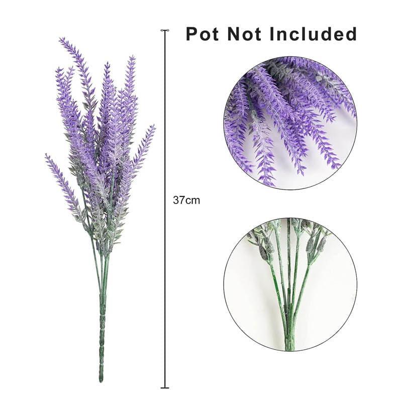 Buy Faux Lavender Floral Stick - Purple Artificial Flowers from Vaaree