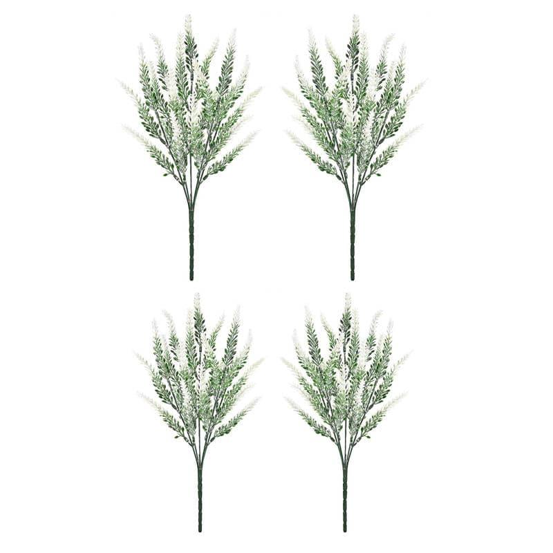 Buy Faux Lavender Floral Stick - White Artificial Flowers from Vaaree