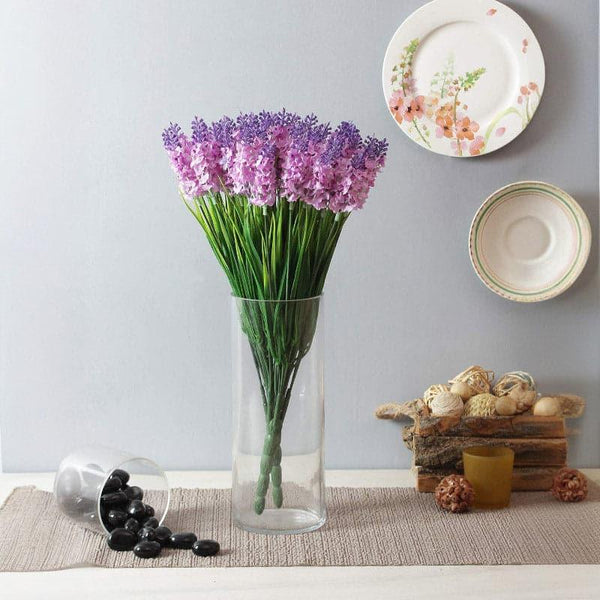 Artificial Flowers - Faux Lilac Bunch - Purple