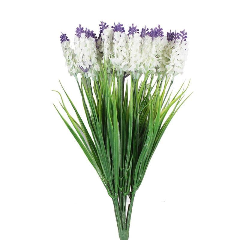 Buy Faux Lavender Lilac Bunch - White & Purple Artificial Flowers from Vaaree