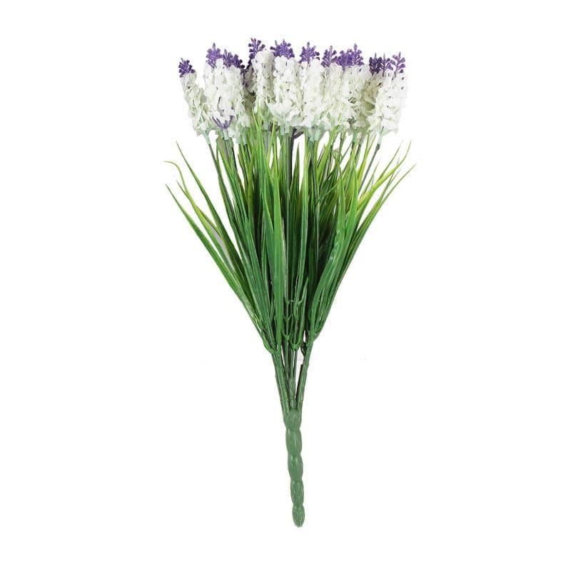 Buy Faux Lavender Lilac Bunch - White & Purple Artificial Flowers from Vaaree