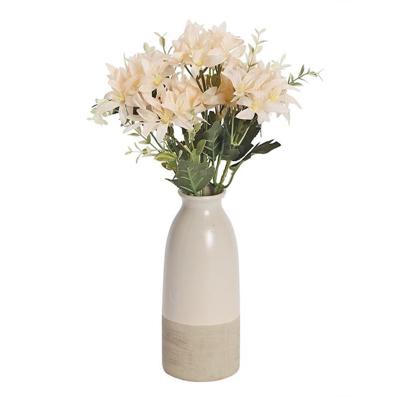 Buy Faux Lily Bunch (Peach) - Set Of Two Artificial Flowers from Vaaree