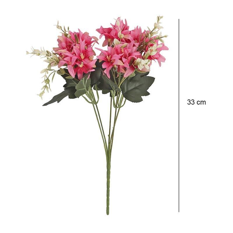 Buy Faux Lily Bunch (Pink) - Set Of Two Artificial Flowers from Vaaree