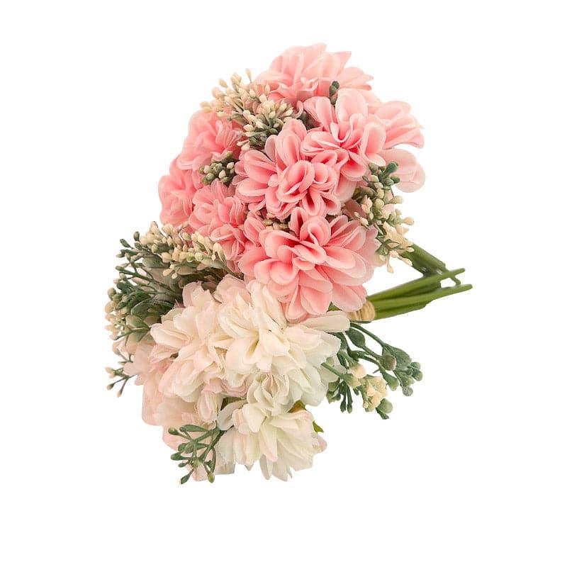 Artificial Flowers - Faux Panicle Hydrangea Bunch - Set Of Two