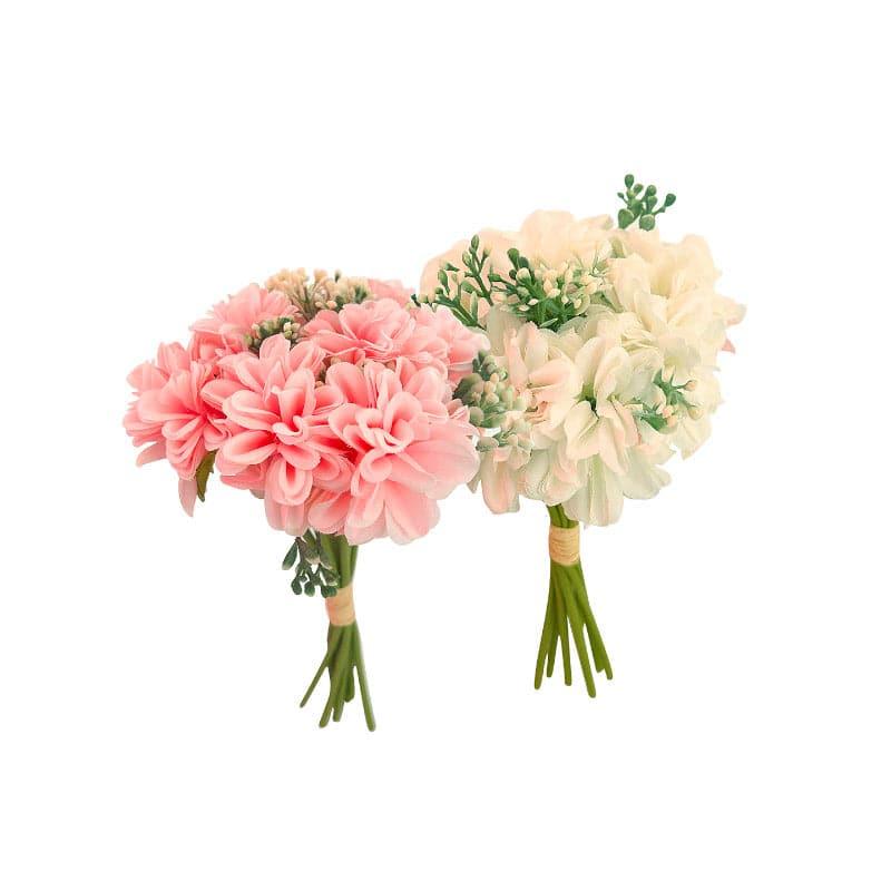 Buy Faux Panicle Hydrangea Bunch - Set Of Two Artificial Flowers from Vaaree