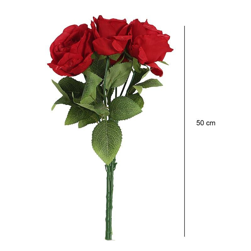 Buy Faux Rose Bunch Artificial Flowers from Vaaree