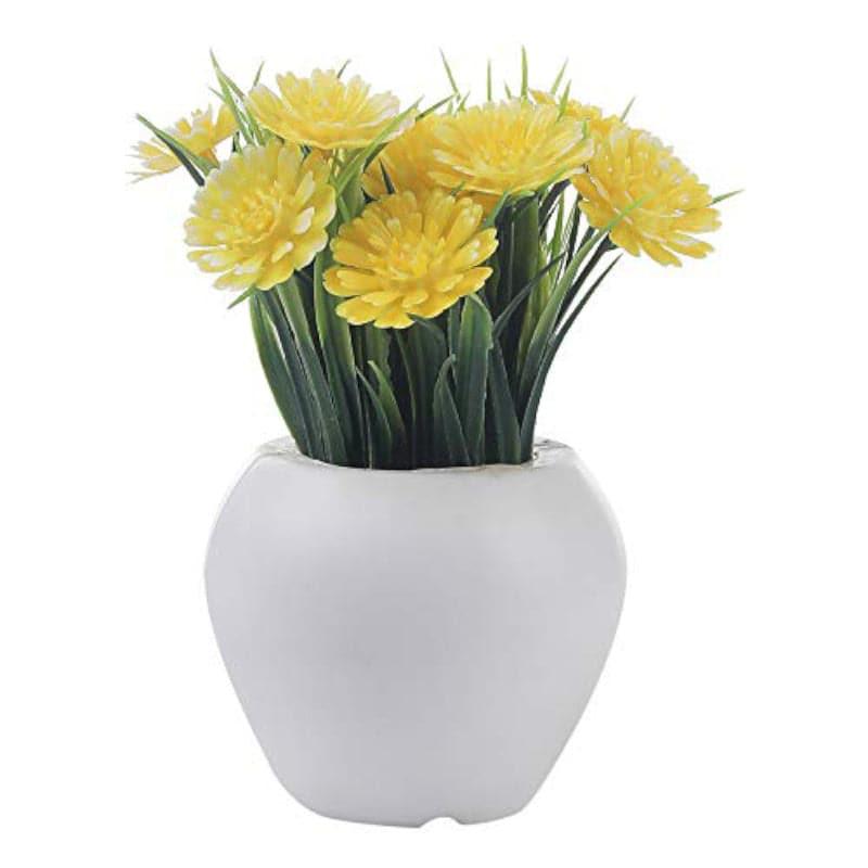 Buy Fellsa Faux Plant In Apple Pot - Set Of Three Artificial Flowers from Vaaree