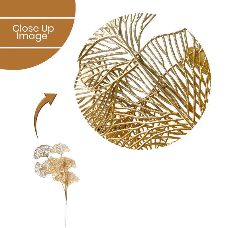 Buy Artificial Flowers - Golden Wishes Floral Stick - Set Of Two at Vaaree online