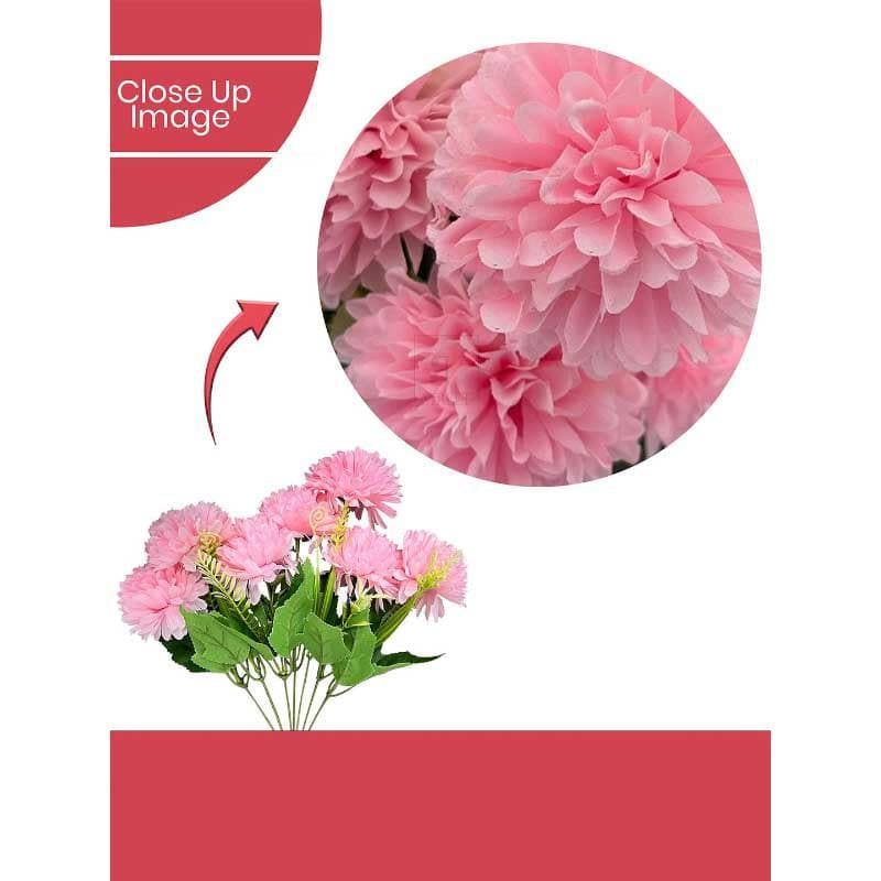 Buy Hortensia Chrysanthemum Floral Stick - Pink Artificial Flowers from Vaaree