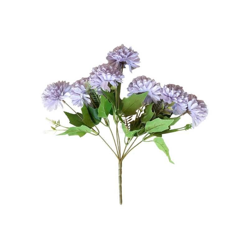 Buy Hortensia Chrysanthemum Floral Stick - Purple Artificial Flowers from Vaaree