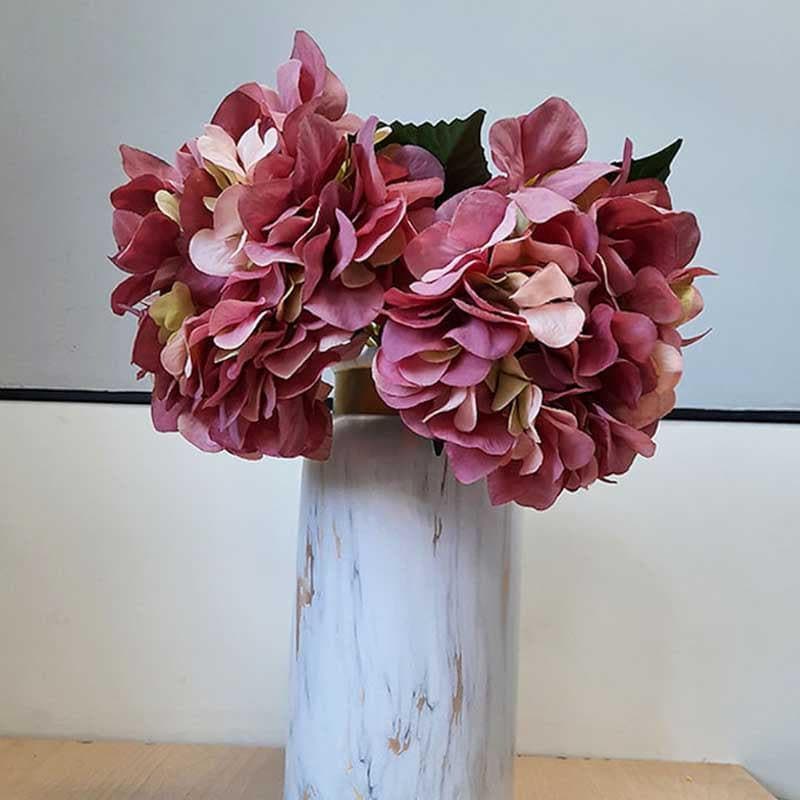 Artificial Flowers - Hydrangia Floral Stick - Pink