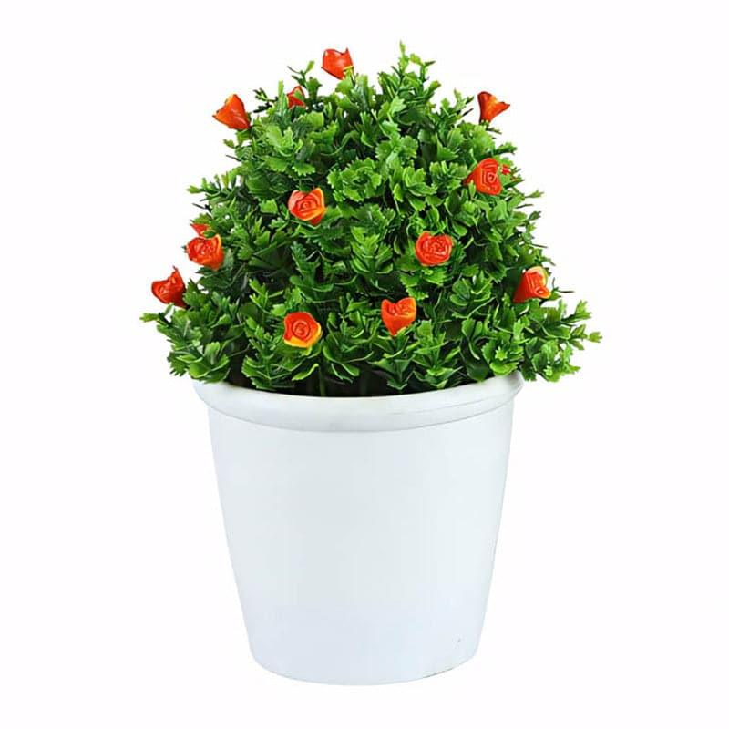Artificial Flowers - Jersa Faux Plant In Maroe Pot - Set Of Two