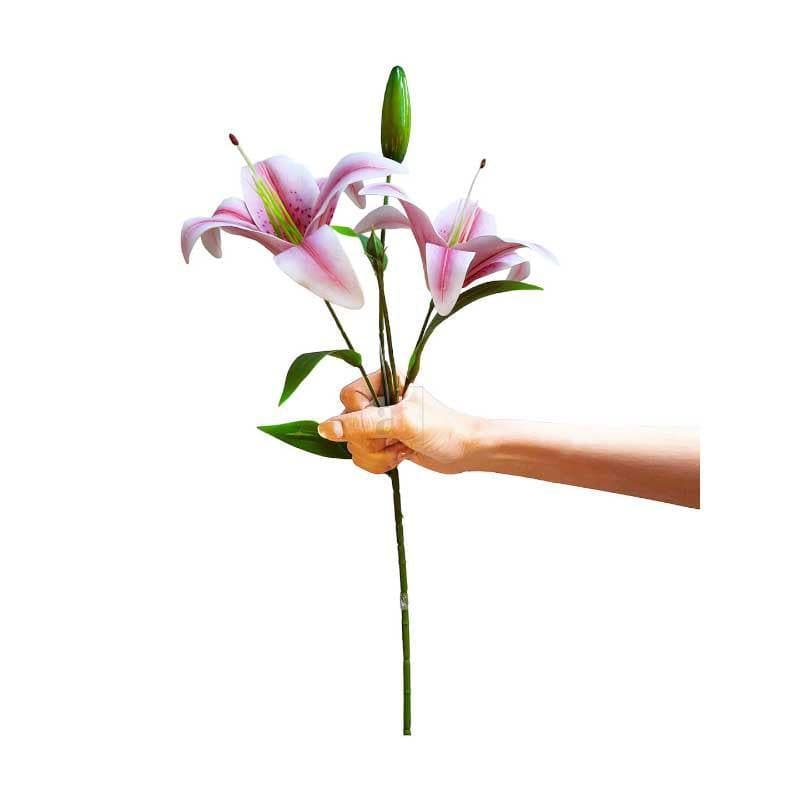 Buy Lilium Roose Floral Sticks - Pink Artificial Flowers from Vaaree