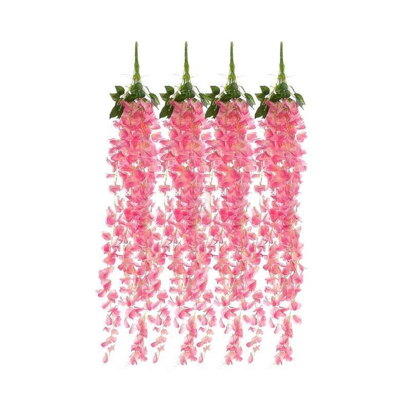 Buy Wisteria Lizzia Vine - Pink Artificial Flowers from Vaaree