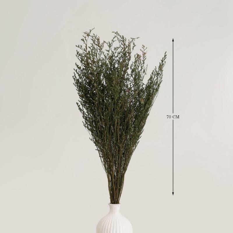 Artificial Flowers - Luzi Dried Limonium Grass Bunch - Green