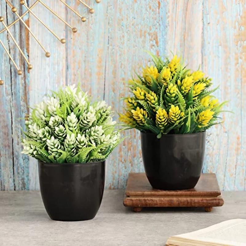 Buy Muraya Faux Plant In Servo Pot Artificial Flowers from Vaaree