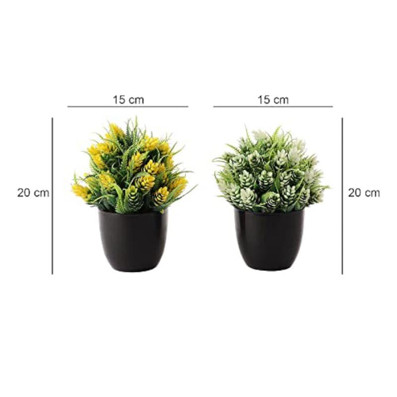 Buy Muraya Faux Plant In Servo Pot Artificial Flowers from Vaaree