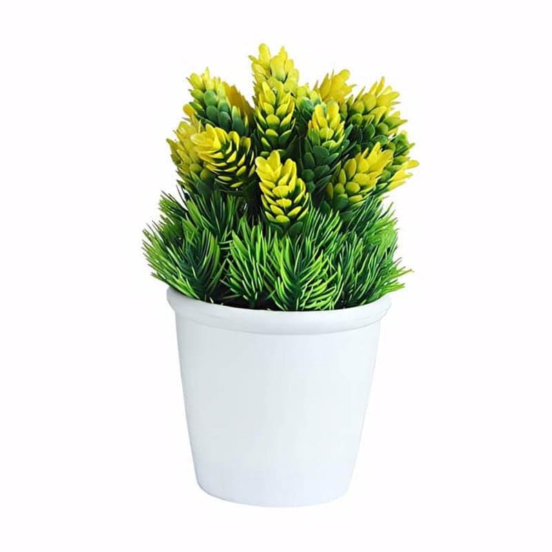 Buy Nuva Faux Plant In Maroe Pot - Set Of Two Artificial Flowers from Vaaree