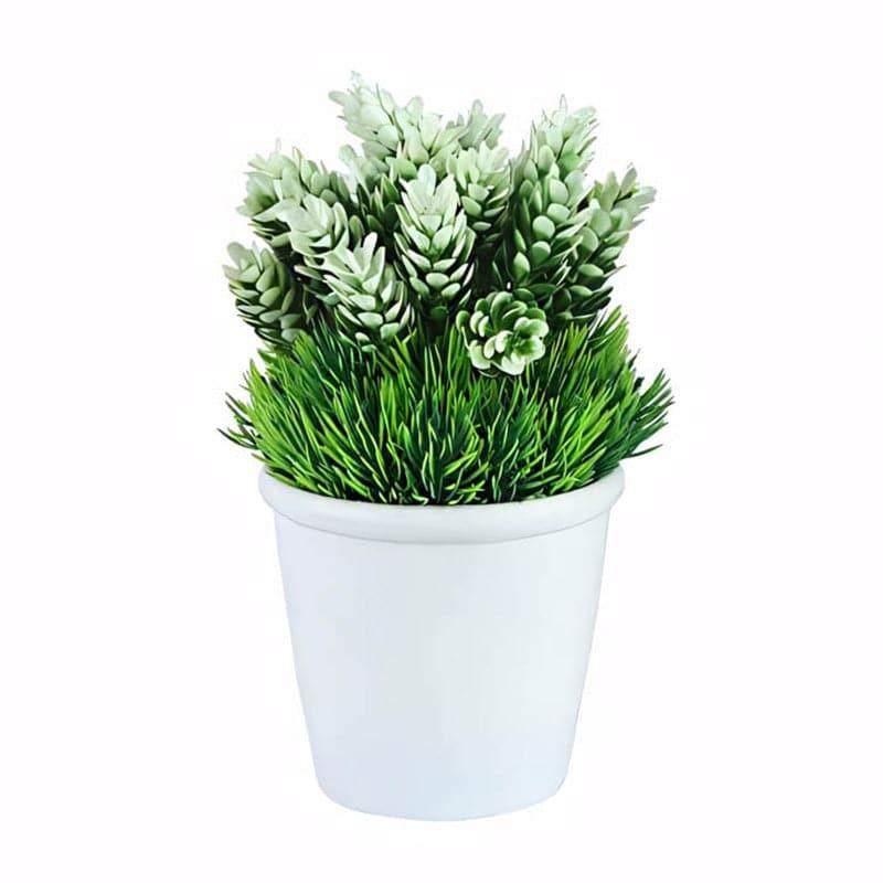 Buy Nuva Faux Plant In Maroe Pot - Set Of Two Artificial Flowers from Vaaree