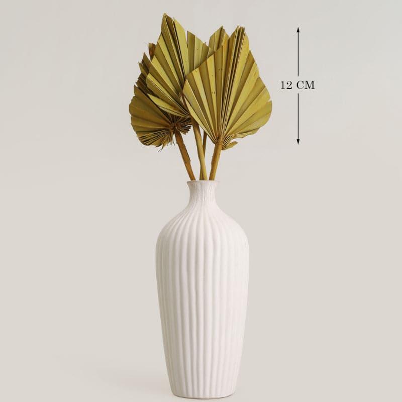 Artificial Flowers - Palzi Dried Palm Stick (Yellow) - Set Of Five